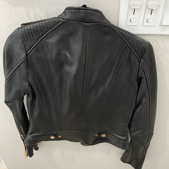 Zara leather moto jacket - Picture 2 of 2